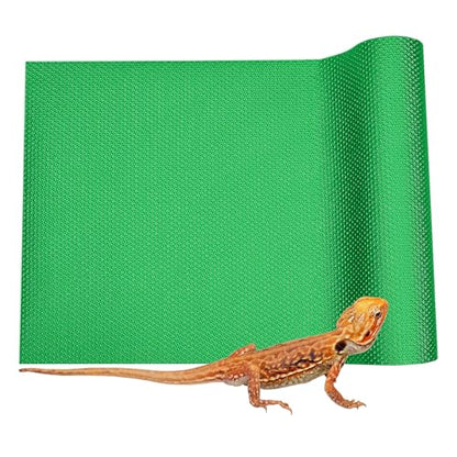 Bearded Dragon Tank Accessories, 120 Gallon Reptile Terrarium Mat Liner, Bearded Dragon Substrate for 4x2x2 Reptile Enclosure, Green - color: Green