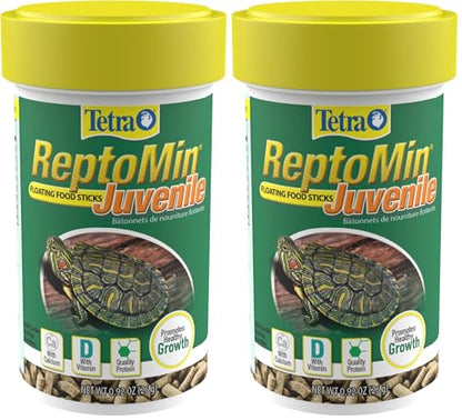 Tetra ReptoMin Baby Floating Food Sticks, 0.92-Oz (26g) (Pack of 2) - size: 0.92 Ounce (Pack of 2)