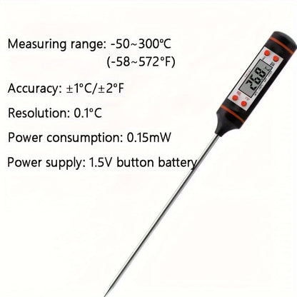 Infrared Thermometer, Digital Laser Temperature Meter -37°F~932°F (-32°C~400°C) IR Temperature Gun (Not for Humans) Ideal for Cooking, Frying, Kitchen, Barbecue, Meat, Sugar, Freezer