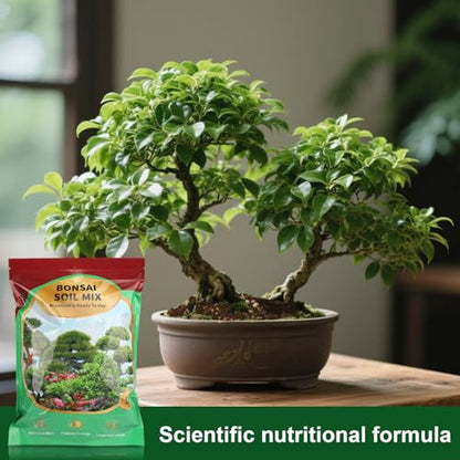 Doter Premium Bonsai Soil Mix with Enhanced Aeration & Drainage 2qt - Professional Grade Potting Soil for Bonsai Pots - color: Bonsai Soil, size: 2qt