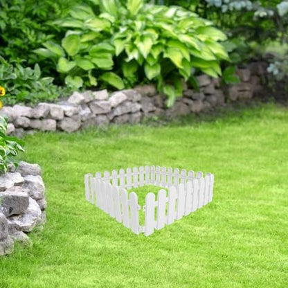 Cabilock 4Pcs Outdoor Tortoise Enclosure Fence Plastic Panels Portable Pet Playpen for Turtles Rabbits Small Animals Garden Yard Use