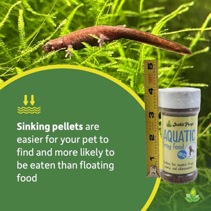 Josh's Frogs Aquatic African Dwarf Frog Food Pellets (1.85 oz) - size: 1.85 Ounce (Pack of 1)