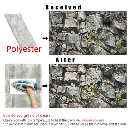 30X12IN Stone Aquarium Background, Rock Fish Tank Background, Natural Rocky Glass Terrarium Background with 8 EVA Double-Sided Tape - color: Stone, size: 30X12in/75X30cm