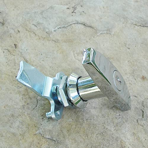 2PCS T Handle Lock Keyed Alike RV Garage Drawer Electrical Panel Door Latches Camper Shell Locks and Keys - size: 3.1"x2.3"