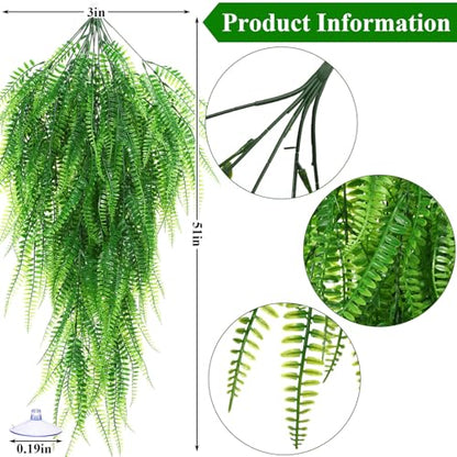Suncalla Reptile Plants Terrarium Hanging Plants Vines Boston Climbing Terrarium Plant with Suction Cup for Bearded Dragons Lizards Crested Gecko Snake Crab Tank(Classic Series,Light Dark Green) - style: Classic Series