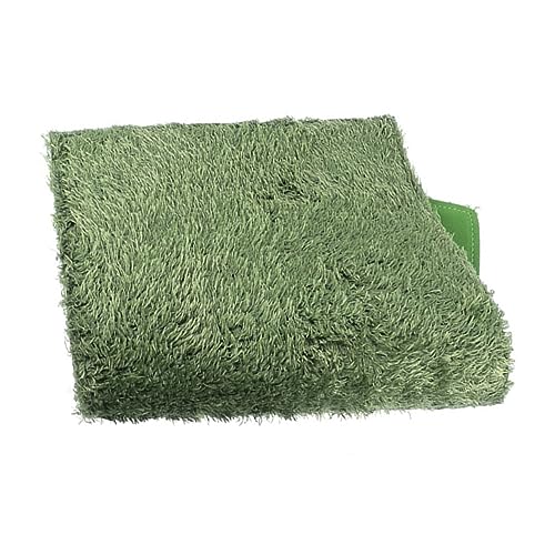 balacoo 2pcs Reptile Terrarium Liner Washable Fake Moss Carpet for Snakes Turtles and Lizards Reusable Household Reptile Mat for Moisture Control and Natural Decor