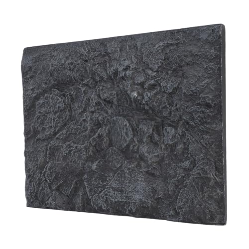 CHICIRIS 3D Reptile Background, Aquarium Background Foam Rock Wall Decor with 3D Textures for Fish Tank Reptile Tank Terrarium (E) - size: E