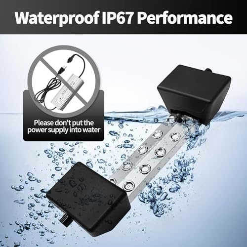Mist Maker 10 Head, Ultrasonic Fogger7000ml/H for Pond Mist & Halloween - 350W IP67 Waterproof, Stainless Steel w/ 5M Cord & Full Kits (Landscape Effects, Vegetable Freshness)