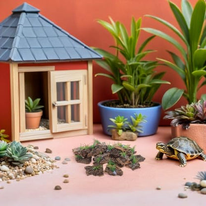 BESPORTBLE 36Pcs Tree Bark for Reptile Terrarium Background - Natural Decorative Bark Pieces for Gecko Chameleon Lizard Enclosure Hideout Climbing Accessory