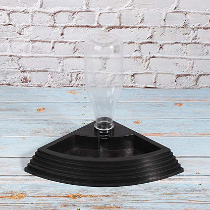 Zerodis Pet Reptile Automatic Water Dispenser Automatic Feeders Tank Food Feeders Drinking Fountain Bowl Waterer Feeding Amphibians Dish Bowls Accessories for Tortoise Geckos
