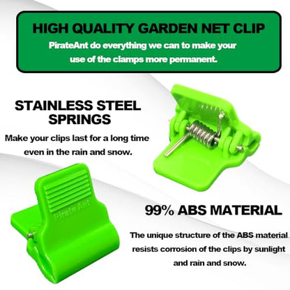Greenhouse Clamps for 0.157-0.472inch Greenhouse Hoops(Fiberglass Support Hoops),Plant Support.for Fixing Plant Cover,Plastic Sheeting,Film Row Cover,Garden net.（30pcs) - style: for 0.157-0.472inch Fiberglass hoop(30pcs)