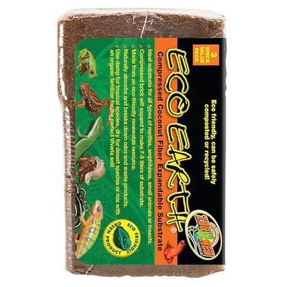 Zoo Med Eco Earth, Three Count. (Pack of Two)