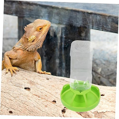 POPETPOP 2Sets Reptile Water Feeders Water Dishes for Turtles Geckos Snakes Lizards Pet Food Holders for Daily Use Easy to Maintain