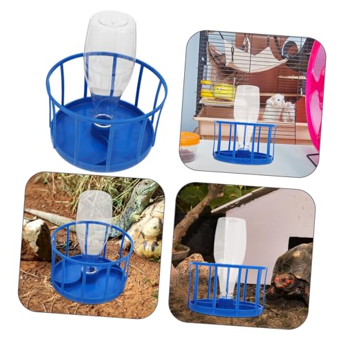 Leopard Gecko Feeding Dish Reptile Water Bowl Large Reservoir Easy to Clean Automatic Water Feeder