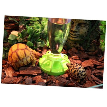 BESPORTBLE Drinking Water Bowl Reptile Food Tray Abs Plastic Spill Design Large Capacity for Cats Dogs
