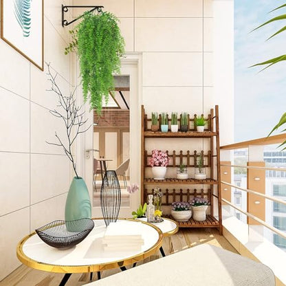 Huryfox Artificial Hanging Plants Fern Vine - Fake Ivy Leaves Decoration for Indoors & Outdoors, Faux Foliage Greenery Decor for Living Room, Kitchen, Balcony, Garden, Bedroom, Farmhouse Aesthetic