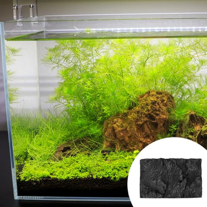 2pcs Reptile Box Backdrop Terrarium Background Vivarium Background 3D Reptile Background for Terrarium Vivarium Decoration Aquarium Rocks Reptile Tank Background Reptiles Animal Pu