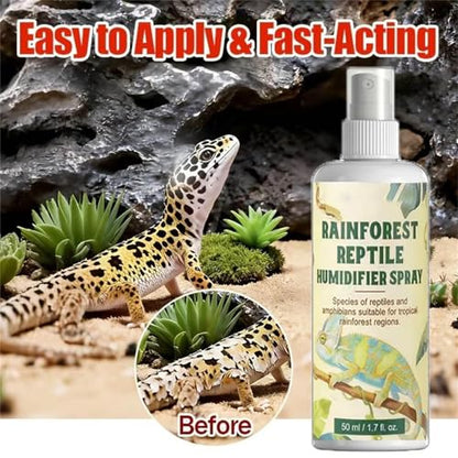 Frog Humidify Mister - Animal Misting Spray, 50ml Bearded Dragon Moisturizing Spray for Hydration, Fine Atomizer with Hand-Held Design, Reptile Care Tool for Habitat Moisture