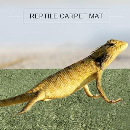 BESPORTBLE 2pcs Moss Mat for Reptiles Reptile Carpet Terrarium Liner Breathable Cushion for Lizards Snakes Turtles Habitat Mat