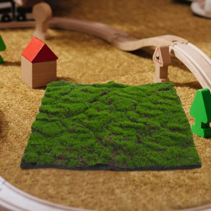 Artificial Moss Mat 30cm×30cm Synthetic Moss Turf Rug for Terrarium Reptile Habitat Indoor Outdoor Wedding Banquet Lawn Decor