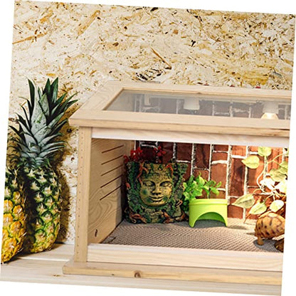 BESPORTBLE Waterproof Moisture Retaining Reptile Carpet Mat 3-in-1 Polyester Lizard Cage Substrate for Tortoises Snakes and Other Reptiles