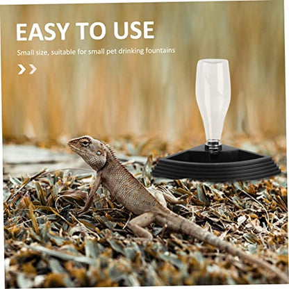 Balacoo Reptile Tank Accessories Indoor Water Fountains Lizard Drinking Bowl Pet Supply