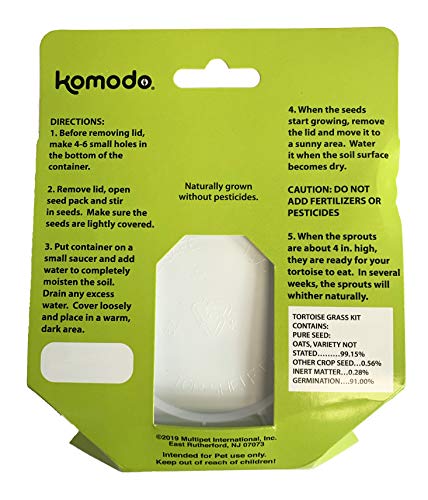 Komodo Grow Your Own Tortoise Grass