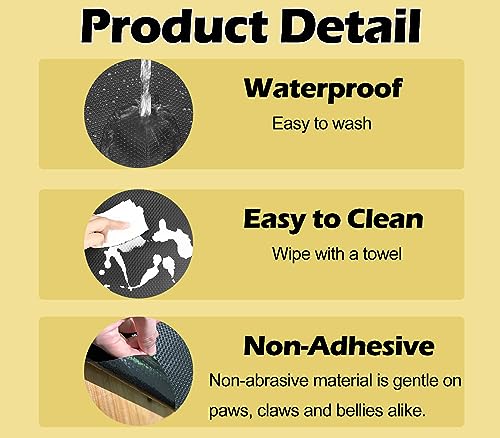 LWFCOEE Reptile Carpet Bearded Dragon Tank Accessories for 40 Gallon, 20 Gallon, 50 GallonTank, 17.5x79 Inch Non-Adhesive Reptile Mat Terrarium Liner for Leopard Gecko, Snake, Lizard and Tortoise - size: 17.5"x79"