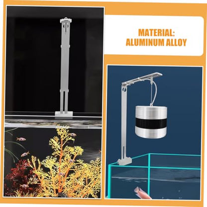 UKCOCO Aquarium Light Riser Bracket Durable Holder for Versatile Fish Tank Compatibility Modern Aesthetic Design Easy Installation for All Aquarium