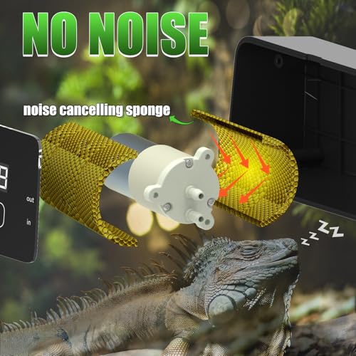 Fenocran Automatic Reptile Mister System, Reptile Humidifiers Smart Misting System, Chameleon Mister Automatic