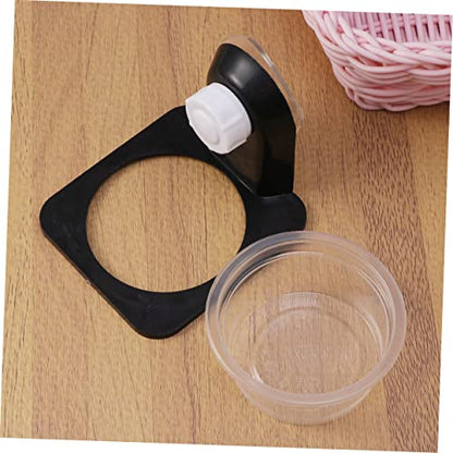 5pcs Reptile Food Tray Pet Bowls for Tortoise Turtle Tank Accessories Lizard Tank Accessories Suction Cup Style - size: Size 3