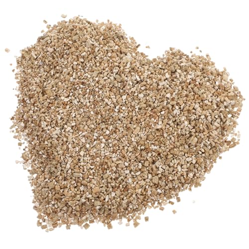 Sosoport 0.5kg Natural Vermiculite for Gardening Neutral Ph Fine Expanded Vermiculite for Plant and Mushroom Germination Excellent Moisture Retention for Home and Indoor Gardens