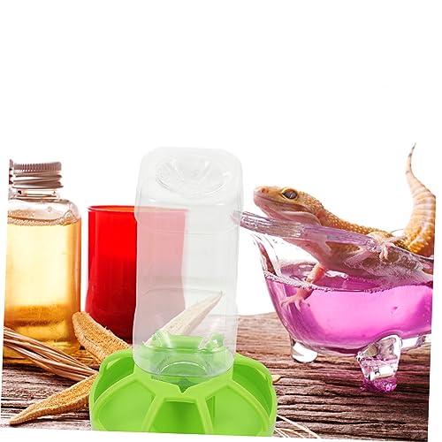 BESPORTBLE 2sets Reptile Water Feeders Drinking Tools for Tortoises and Lizards Safe and Smooth for Pet Shops and Home Use