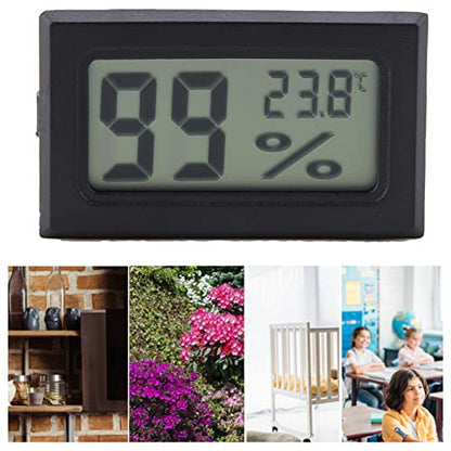 Estink Digital Thermometer Hygrometer Reptile Temperature Humidity Monitor with Built in Probe for Vivariums Home Office Greenhouse