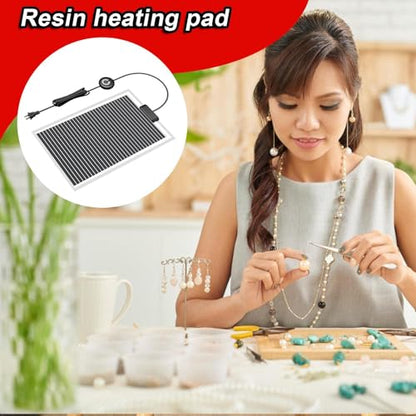 Resin Warmer | with Thermostat 40W Dryer,16.54x11.02in Fast Reptile Heating Pad | for Casting Molds DIY Crafts Under Tank Terrarium Table Jewelry Making
