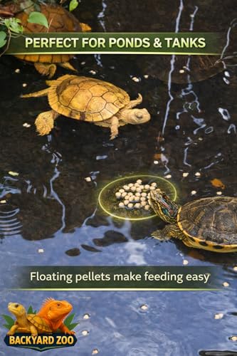 Floating Turtle Pellets for Aquatic Turtles, 4 oz