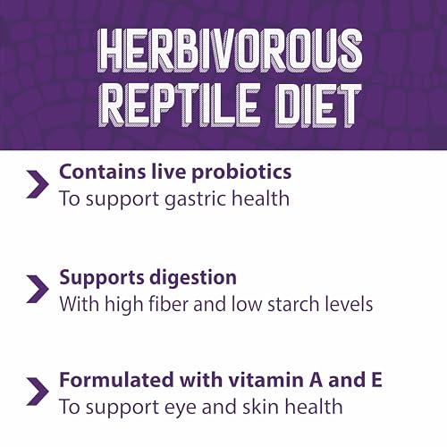 Mazuri® Herbivorous Reptile Diet | Food for Plant-Eating Herbivorous Lizards, Green Iguanas, Uromastyx Lizards | 25 Pound (25 LB) Bag