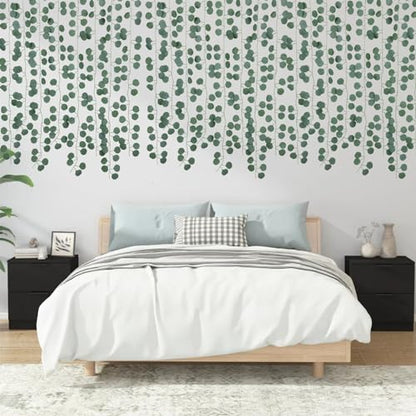 DearHouse 86 Feet 12 Strands Artificial Eucalyptus Leaf Plants Vine Hanging Eucalyptus Garland for Home Kitchen Office Wedding Wall Decor - size: 12pcs Eucalyptus Vine