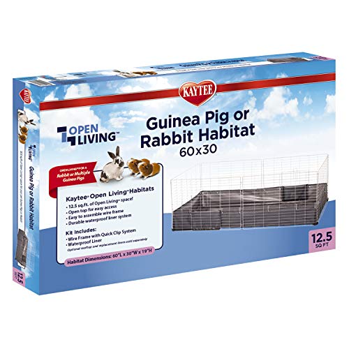 Kaytee Open Living Pet Guinea Pig or Rabbit Habitat, 60" x 30" - size: 60.0"L x 30.0"W x 19.0"H
