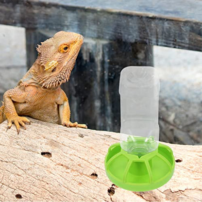 2sets Mister for Reptile Tank Lizard Food Dispenser Reptile Water Basins Pet Supplies