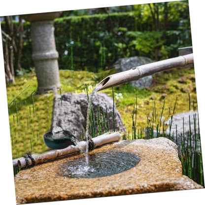 Fountain Circulation Outlet Remove Pond Fountains Aquarium Solar Water Feature Pump Submersible The Fountain for Pool Part Change Dispenser Pet Circulating Accessory Ceramics Blue - color: Blue