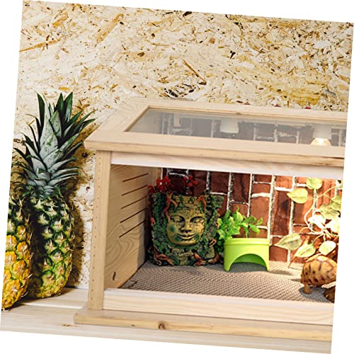 Toddmomy Waterproof Moisture-Proof Reptile Cage Mat 3-in-1 Turtle Lizard Carpet Substrate Liner for Terrarium for Snakes Bearded Dragons and Tortoises