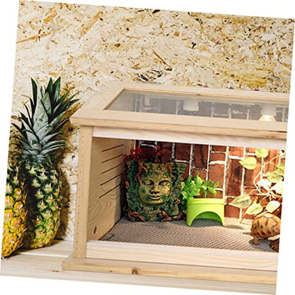 Toddmomy Waterproof Moisture-Proof Reptile Cage Mat 3-in-1 Turtle Lizard Carpet Substrate Liner for Terrarium for Snakes Bearded Dragons and Tortoises