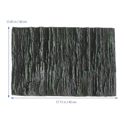 Happyyami 3D Fish Tank Background Board for Aquarium Decor, Lifelike Vertical Pattern Landscape Panel, Reptile and Turtle Terrarium Backdrop, Sturdy Waterproof Aquarium Decorative Board