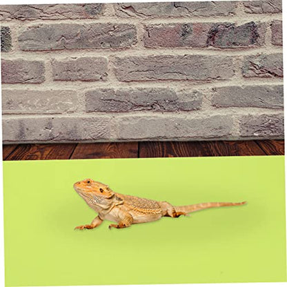 Kisangel Waterproof Reptile Carpet Mat Washable Non-Adhesive Substrate for Bearded Dragon and Leopard Gecko Terrariums 20 Gallon Tank Liner Basking Platform