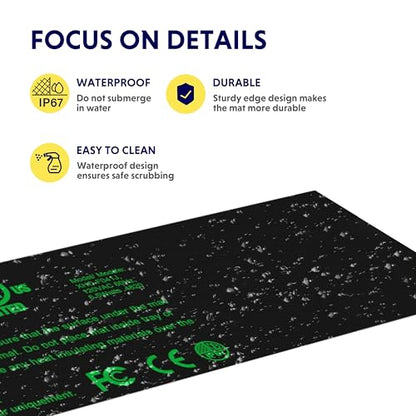 iPower Durable Seedling Heat Mat Warm 3" x 20" Hydroponic Heating Pad Waterproof for Seed Starting Greenhouse and Germination - size: 3" x 20", style: 1 Pack