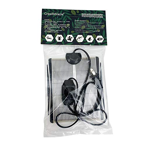 YOUMU Reptile Heating Pad- (5W/15W/25W/35W) Temperature Adjustable Terrarium Heat Mat for Turtle/Snake/Frog/Lizard/Small Animals/Plant Box (5W(7.08in5.9in))