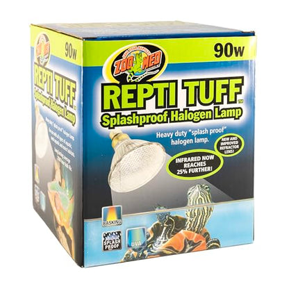 Zoo Med Turtle Tuff Splashproof Halogen Lamp 90 Watts (3 Pack)