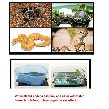 110V 220V Reptile Warm Mat Pet Heating Pad Electric Blanket for Incubator Aquarium 5W/7W/14W/20W/28W/35W/45W US Plug -28W - color: US Plug -28W