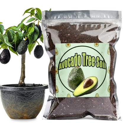 Organic Avocado Tree Potting Soil Mix 4qt, Enhance Growth and Transplant Success for Avocado Plants - size: 4qt